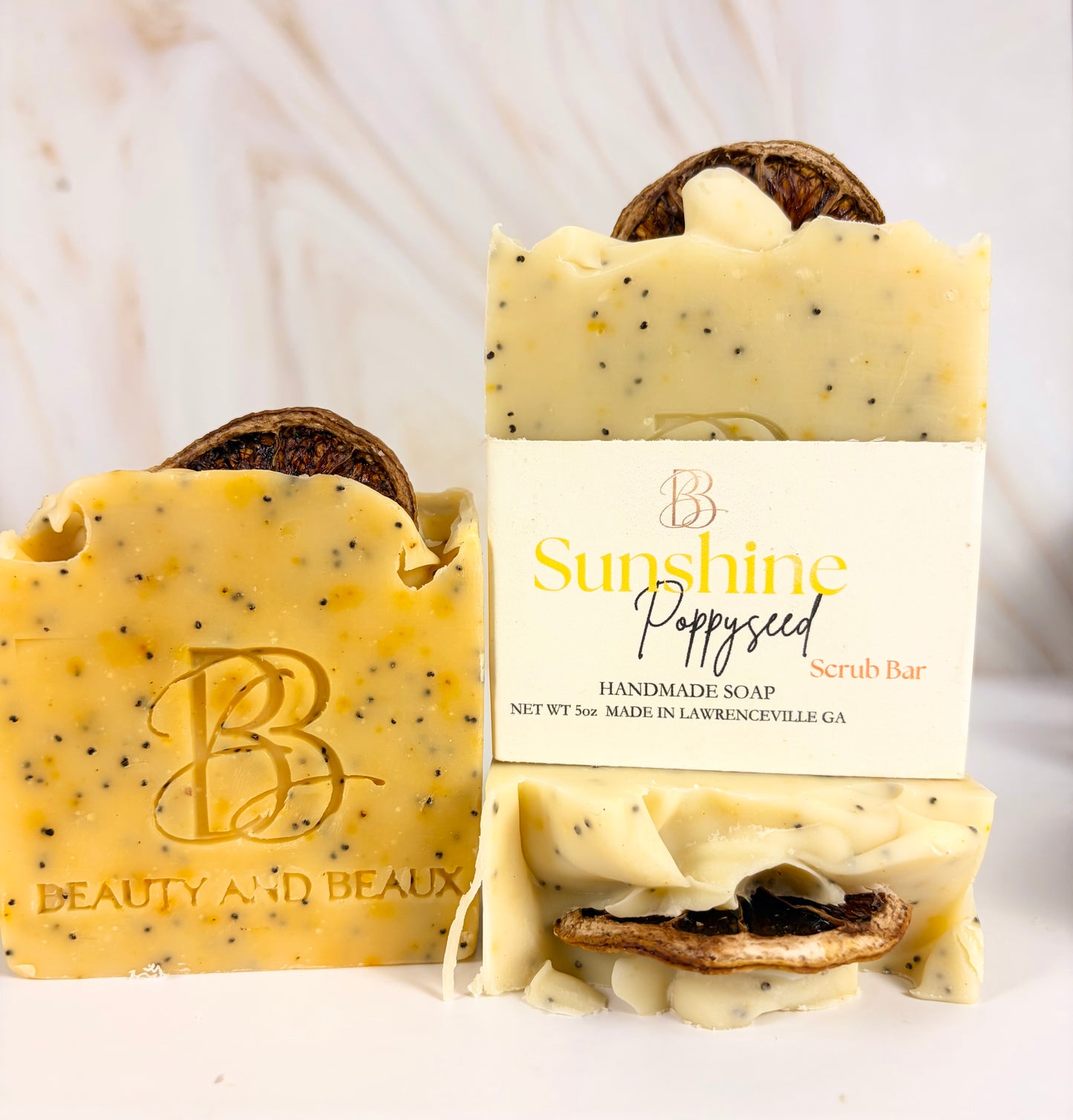 Sunshine Poppyseed Scrub Bar