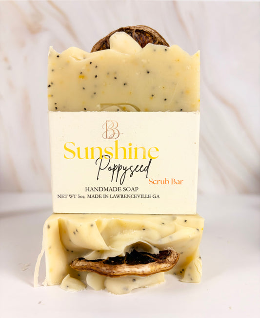 Sunshine Poppyseed Scrub Bar