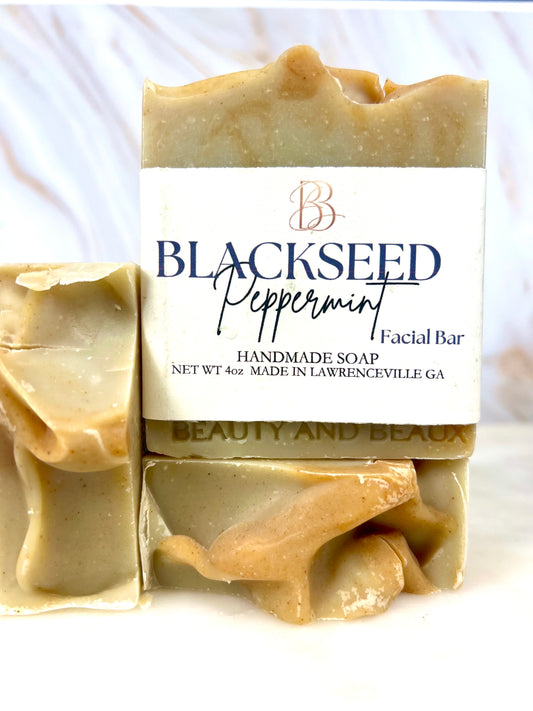 Blackseed w/Peppermint oil Facial Bar