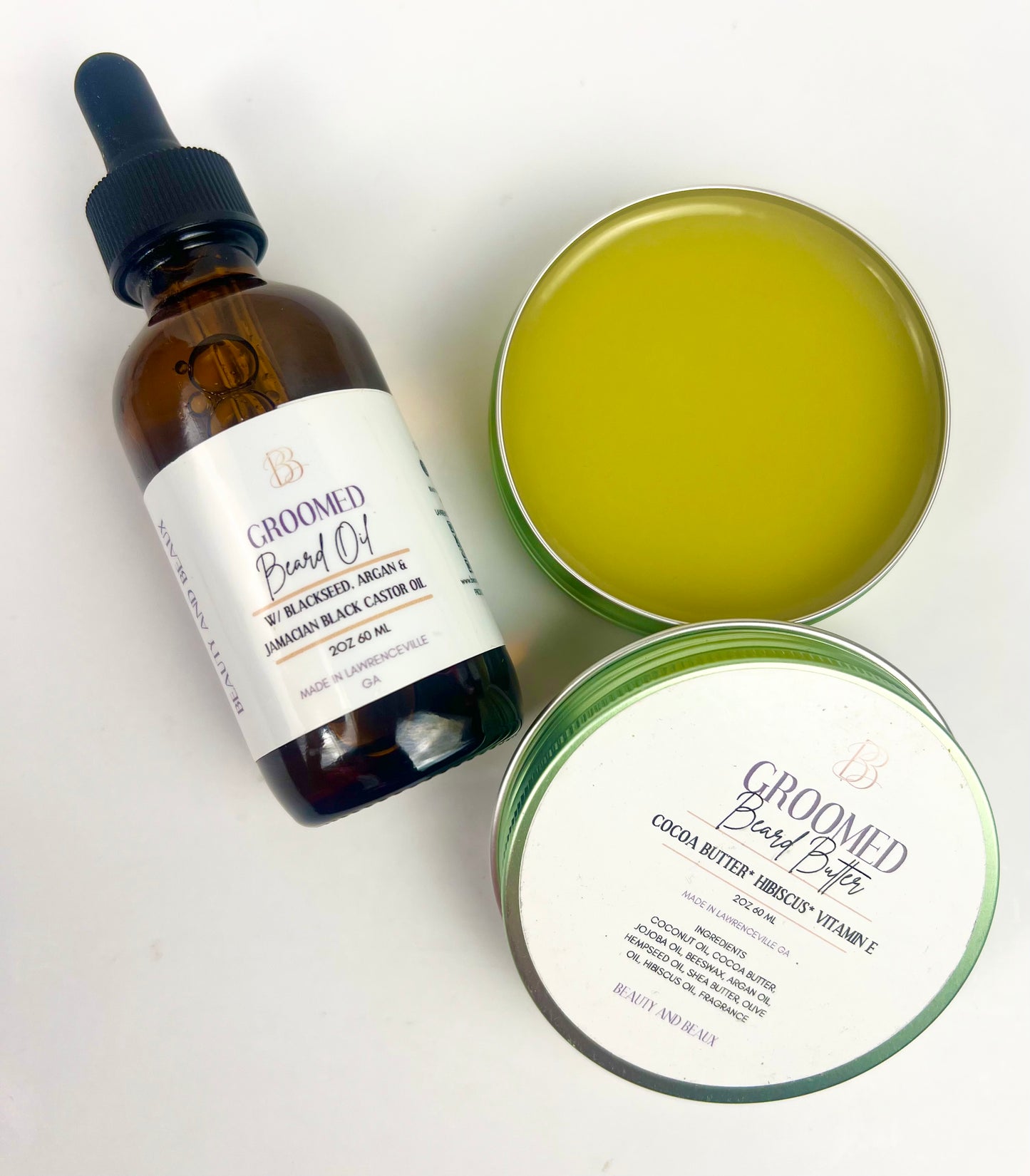 Groomed Beard Duo
